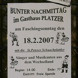 2007-02-18 Faschingssonntag im GH Platzer/Pölzlbauer